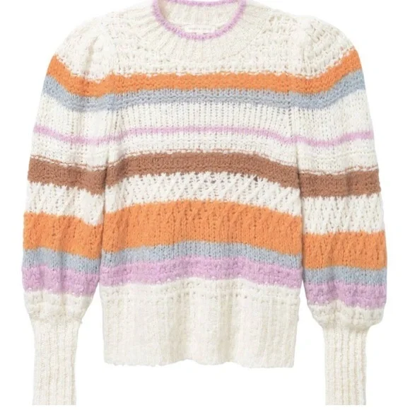 Rebecca Taylor Fluffy stripe sweater